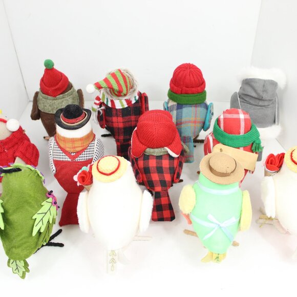 Wondershop Collectibles Friendly Friends Christmas Adorable Bird Decor Lot 12 - Picture 5 of 12